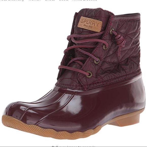 Sperry Shoes - NEW Sperry Saltwater Nylon Quilt Rain Duck Boot